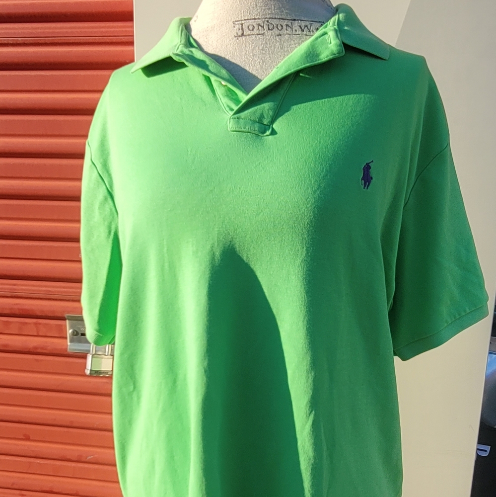 Polo Ralph Lauren polo short sleev green size XL good shape